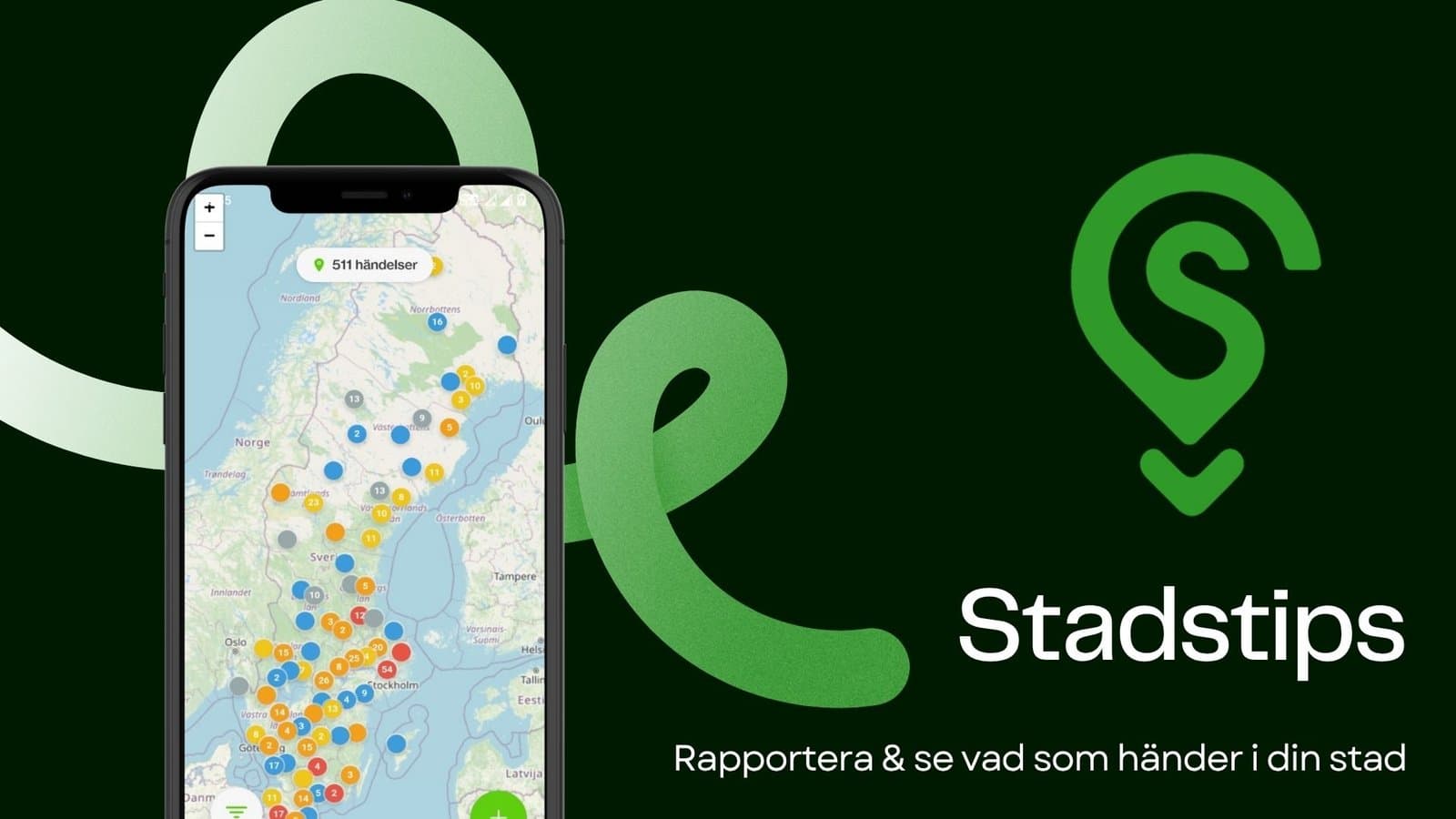 Stadstips – lokala händelser och rapporter i en app
